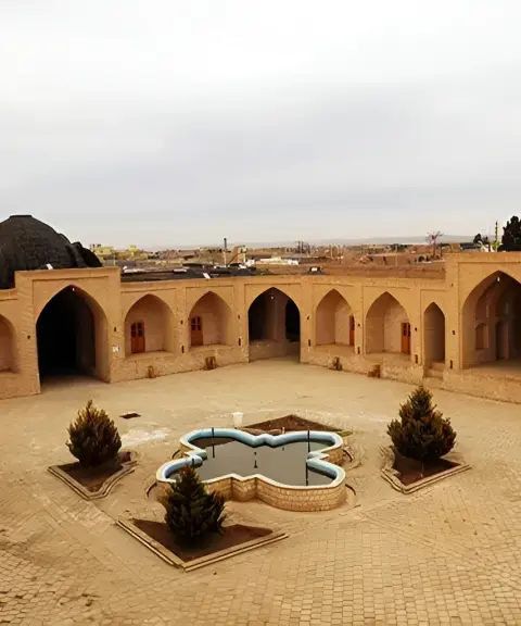 کاروانسرای شاه‌عباسی ابوزیدآباد، اصفهان