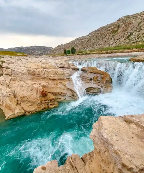 آبشار ماهوته، ایلام