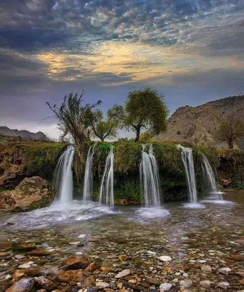 آبشارهای آرپناه لالی، خوزستان